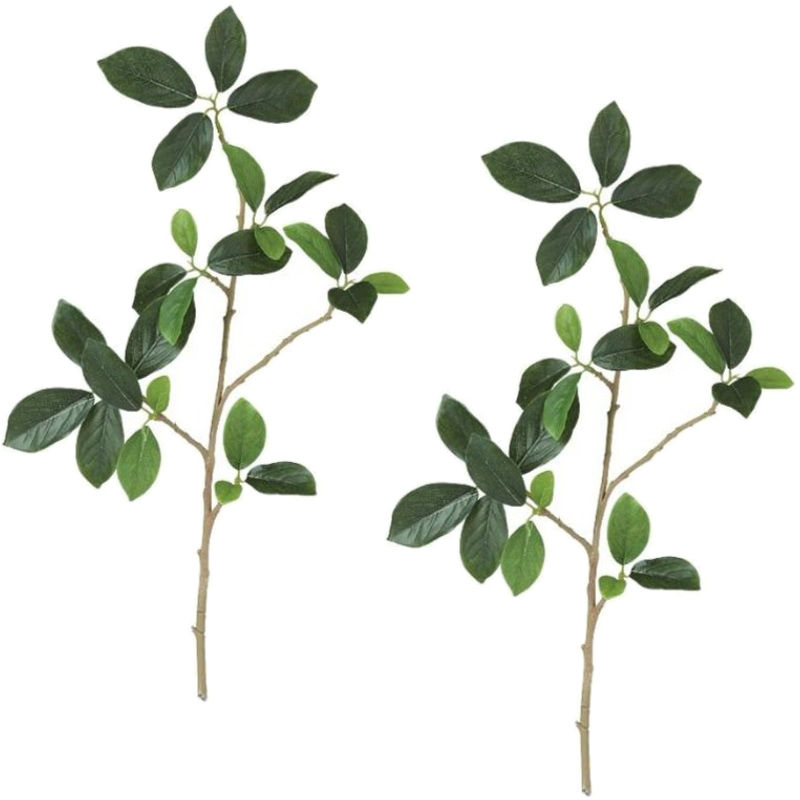 人工観葉植物 ガジュマル スプレー （2本入り） 長さ45cm （P144-91809) （代引き不可） インテリアグリーン フェイクグリーン