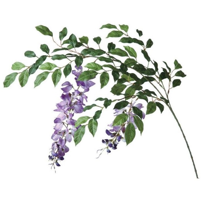 人工観葉植物 藤 スプレー 長さ71cm （P147-99032) （代引き不可） インテリアグリーン フェイクグリーン