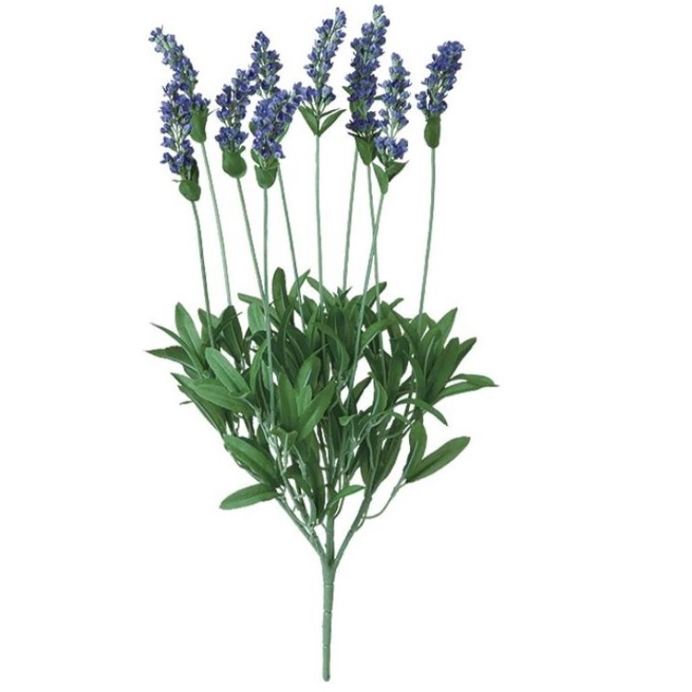 人工観葉植物 ラベンダー ブッシュ 長さ47cm （P133-99237) （代引き不可） インテリアグリーン フェイクグリーン